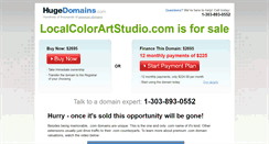 Desktop Screenshot of localcolorartstudio.com