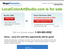 Tablet Screenshot of localcolorartstudio.com
